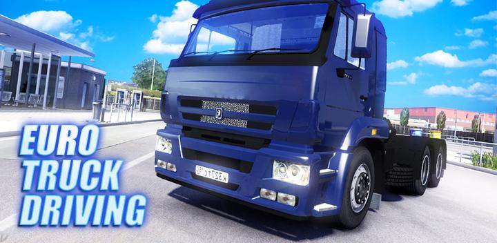 Banner of Euro Truck: Heavy Cargo Transport Delivery Game 3D 9.000