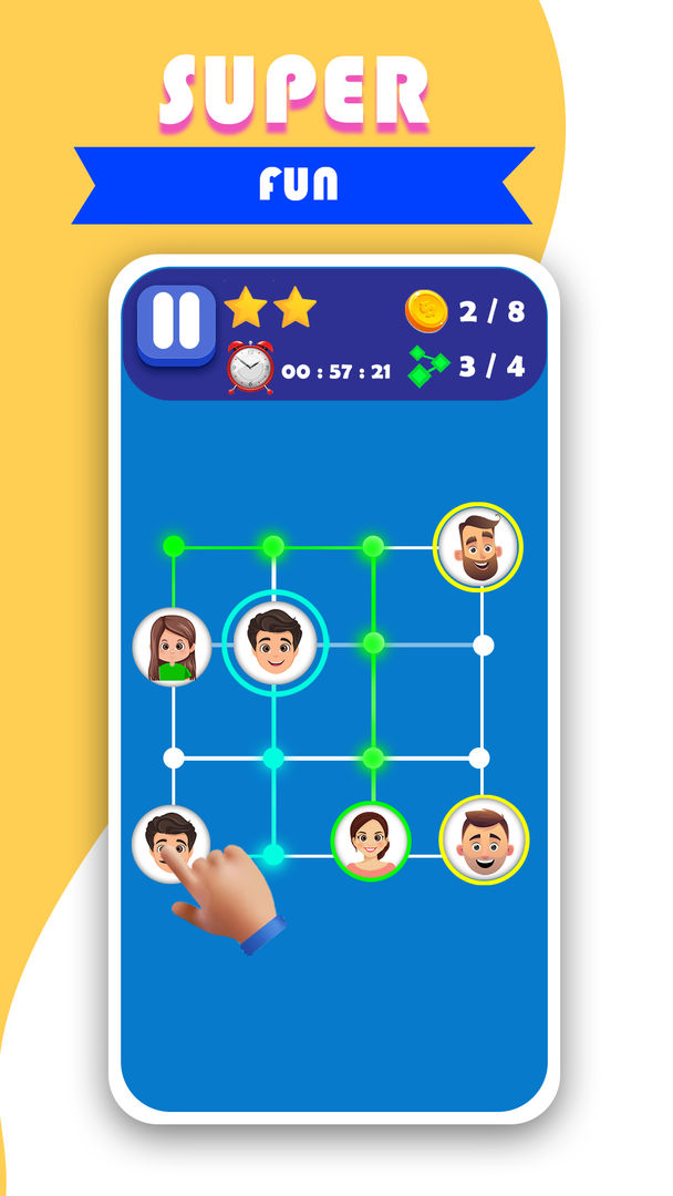Screenshot of Dot Connet Family Line Puzzle