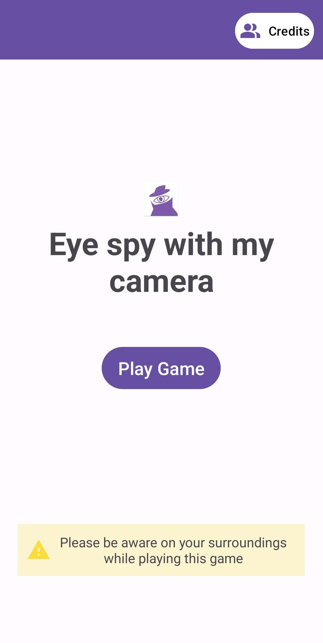 Eye Spy with my Camera: Game Game Screenshot