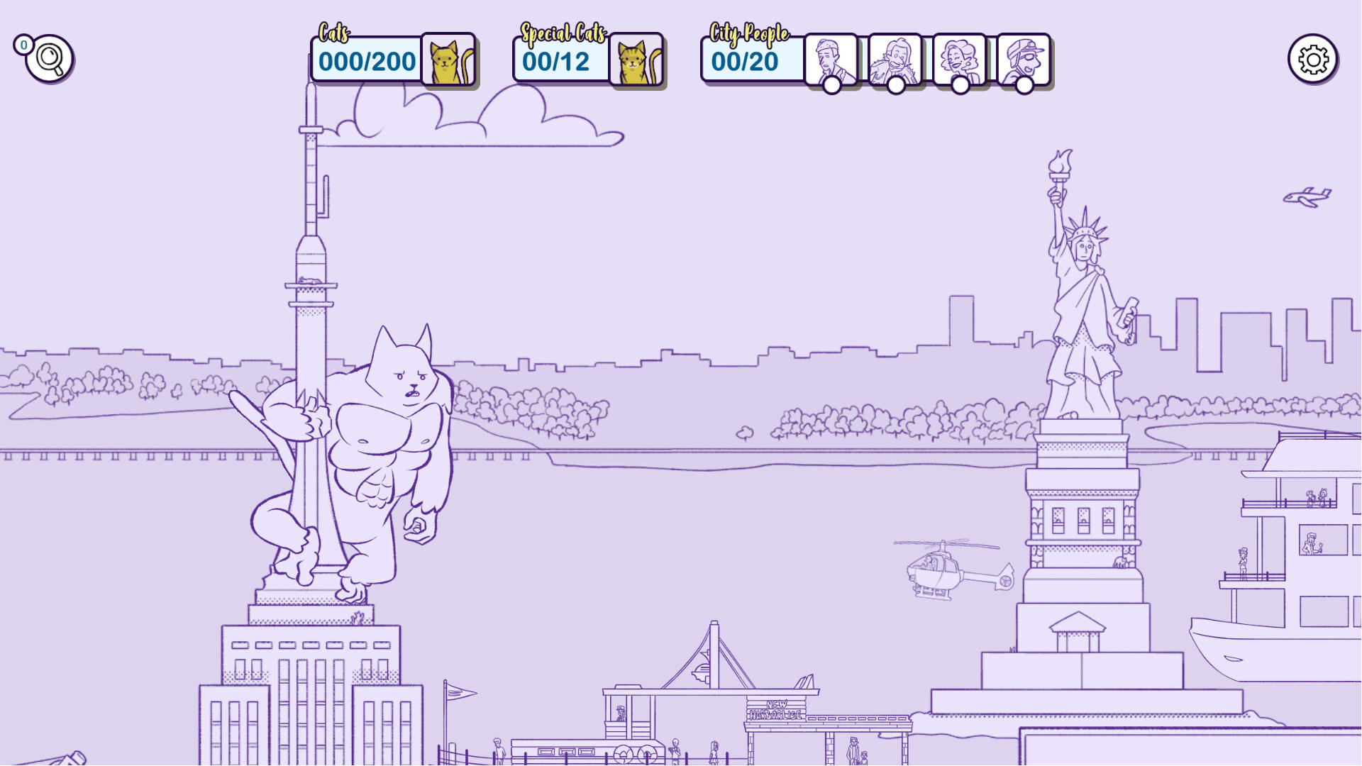 Hidden Cats in New York screenshot game
