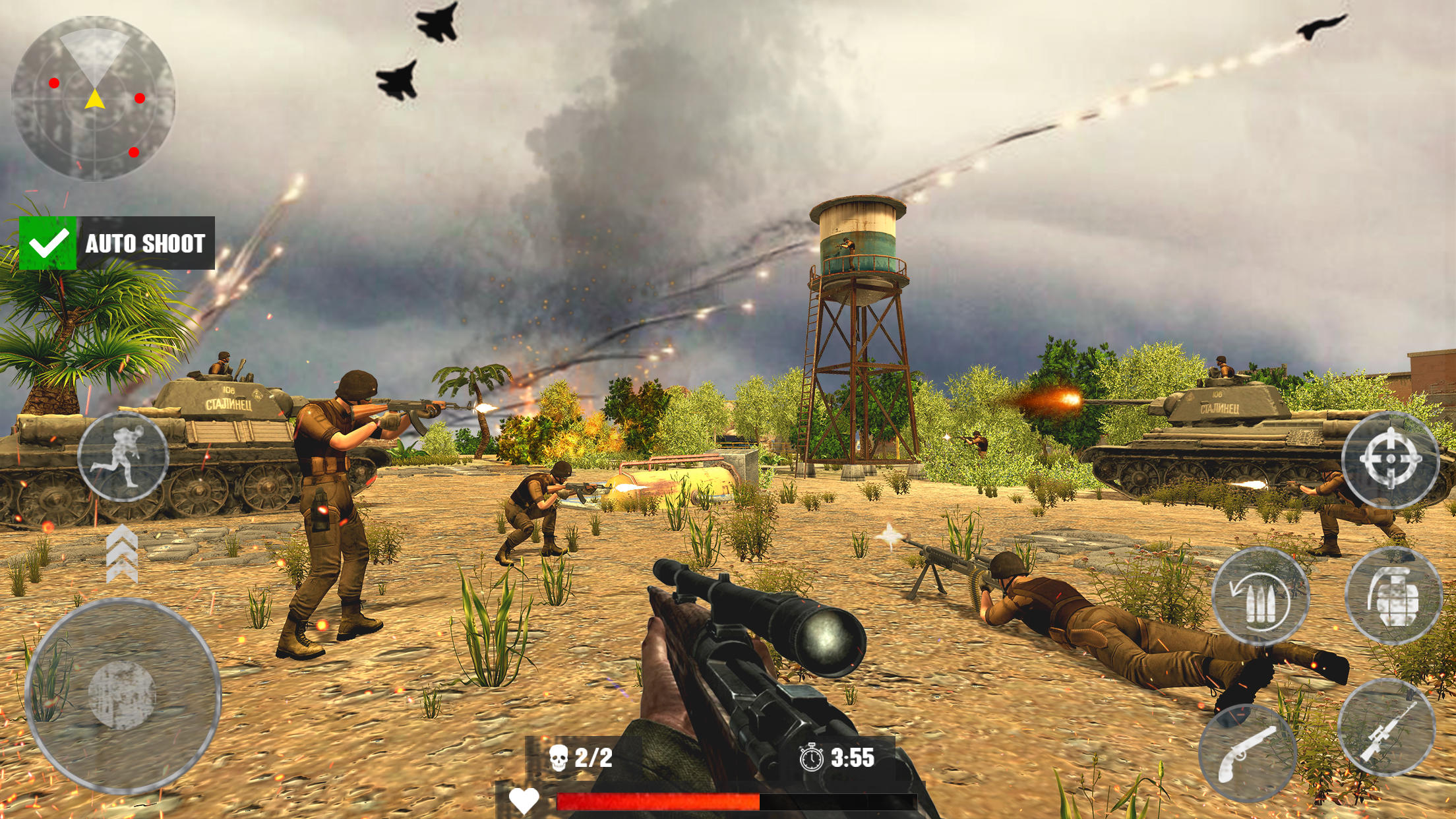 Screenshot 2 of World War: Gun Games 