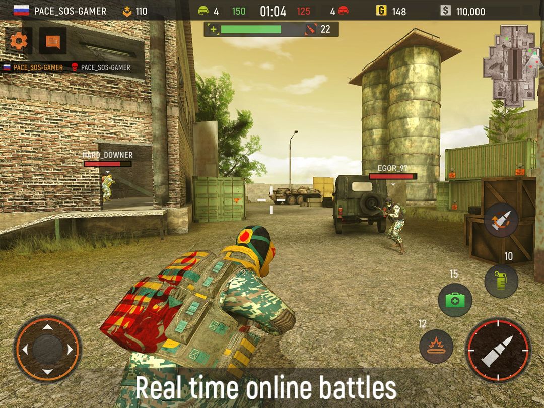 Striker Zone: 3D Online Shooter ภาพหน้าจอเกม