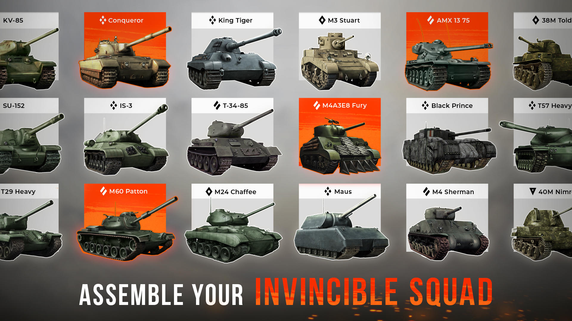 Armor Age: WW2 tank strategy Game Screenshot
