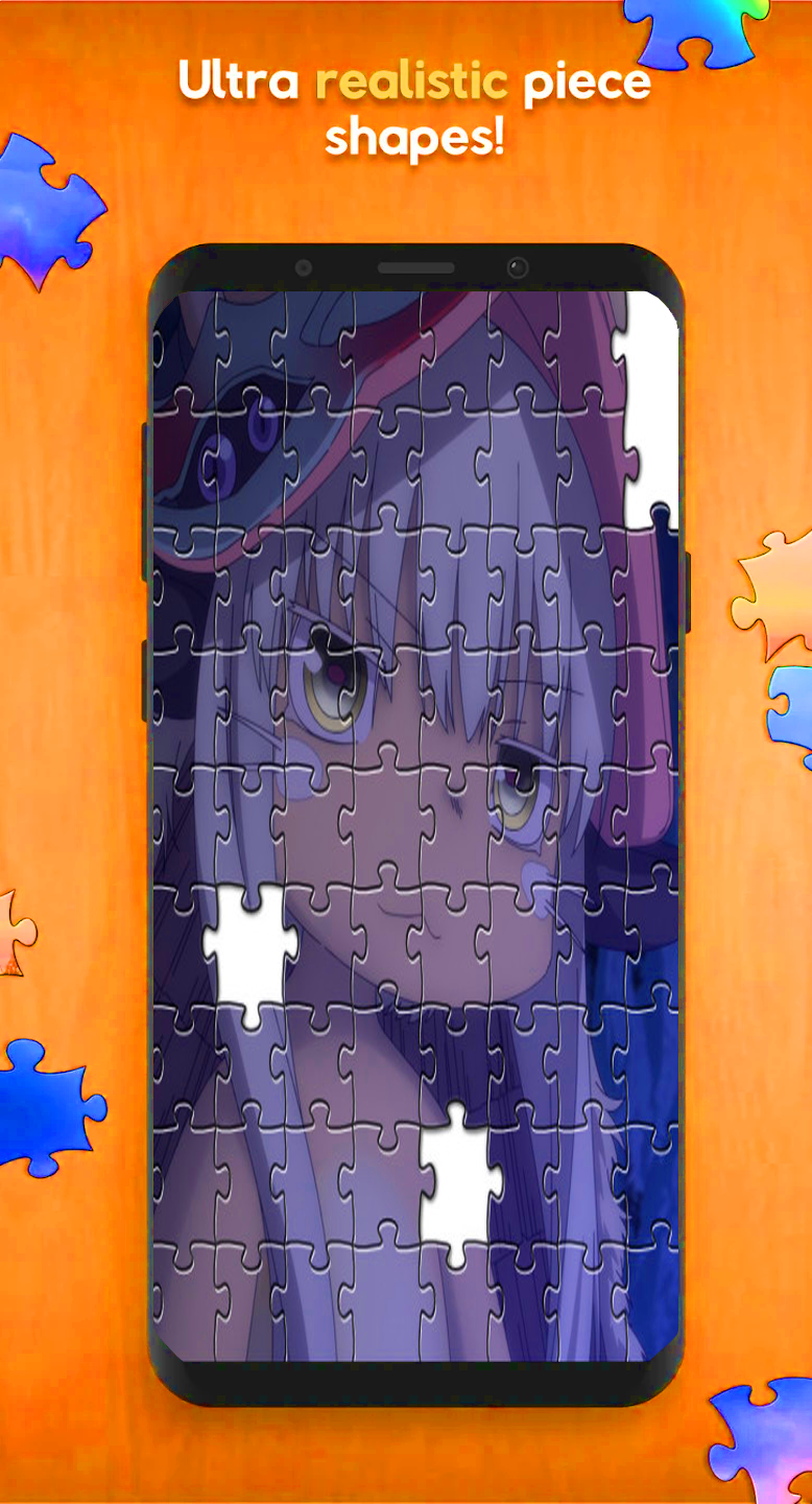 Made in Abyss Anime Puzzle Game Screenshot
