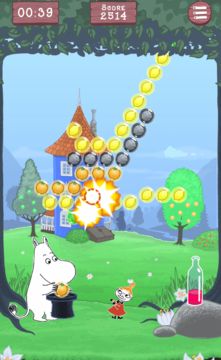 Moomin Bubble Game Screenshot