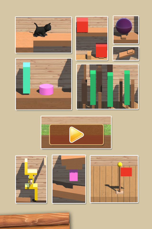 Cuplikan Layar Game 脱出ゲーム 猫のおさんぽ。