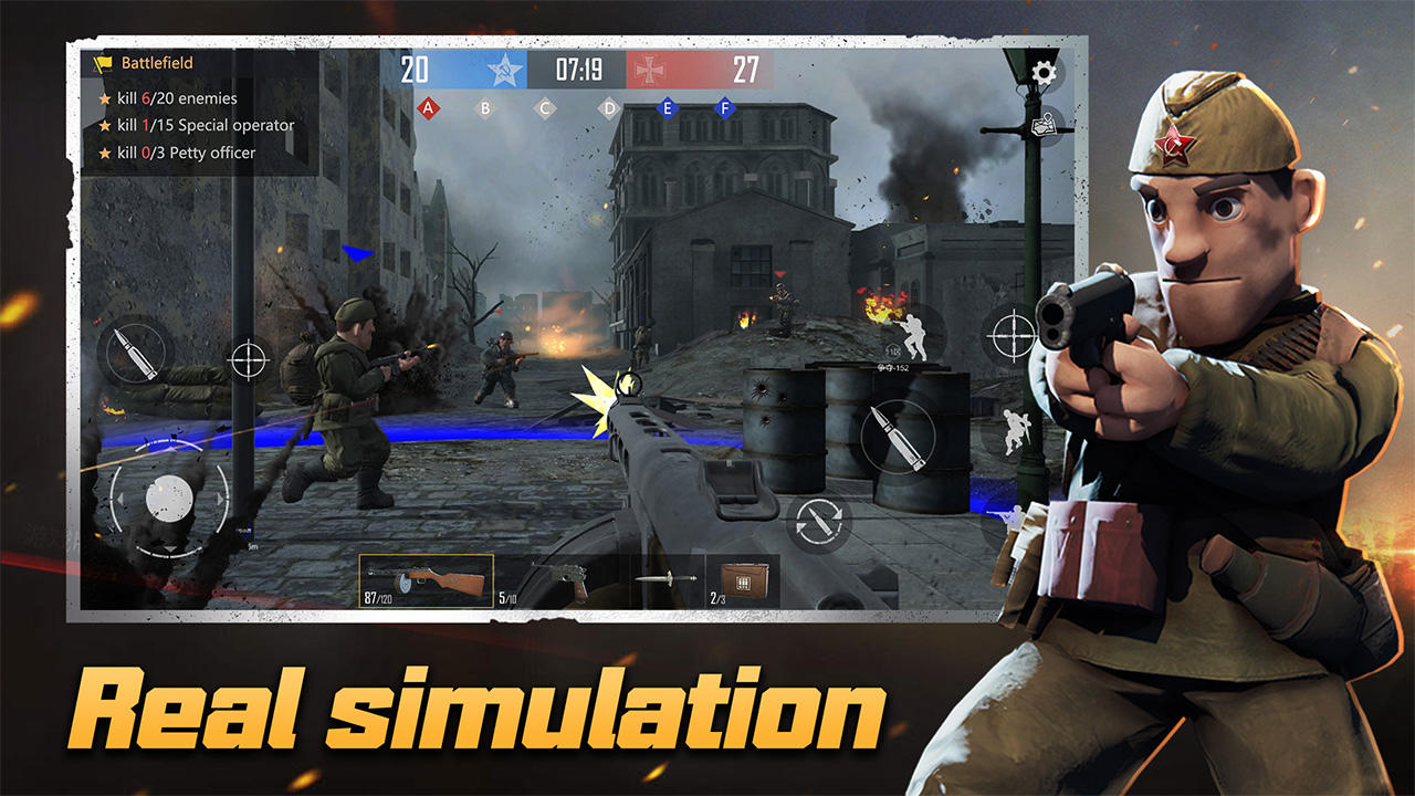 World War Ⅱ:Heroes Shoot Game Game Screenshot
