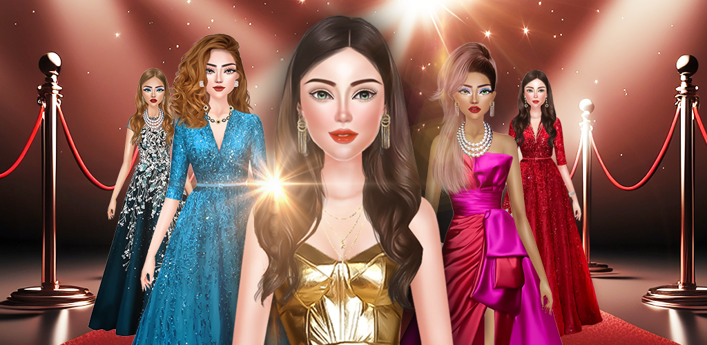 Movie star dress up Game Screenshot