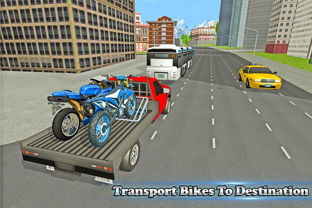 Bike Transport Truck Driver screenshot game