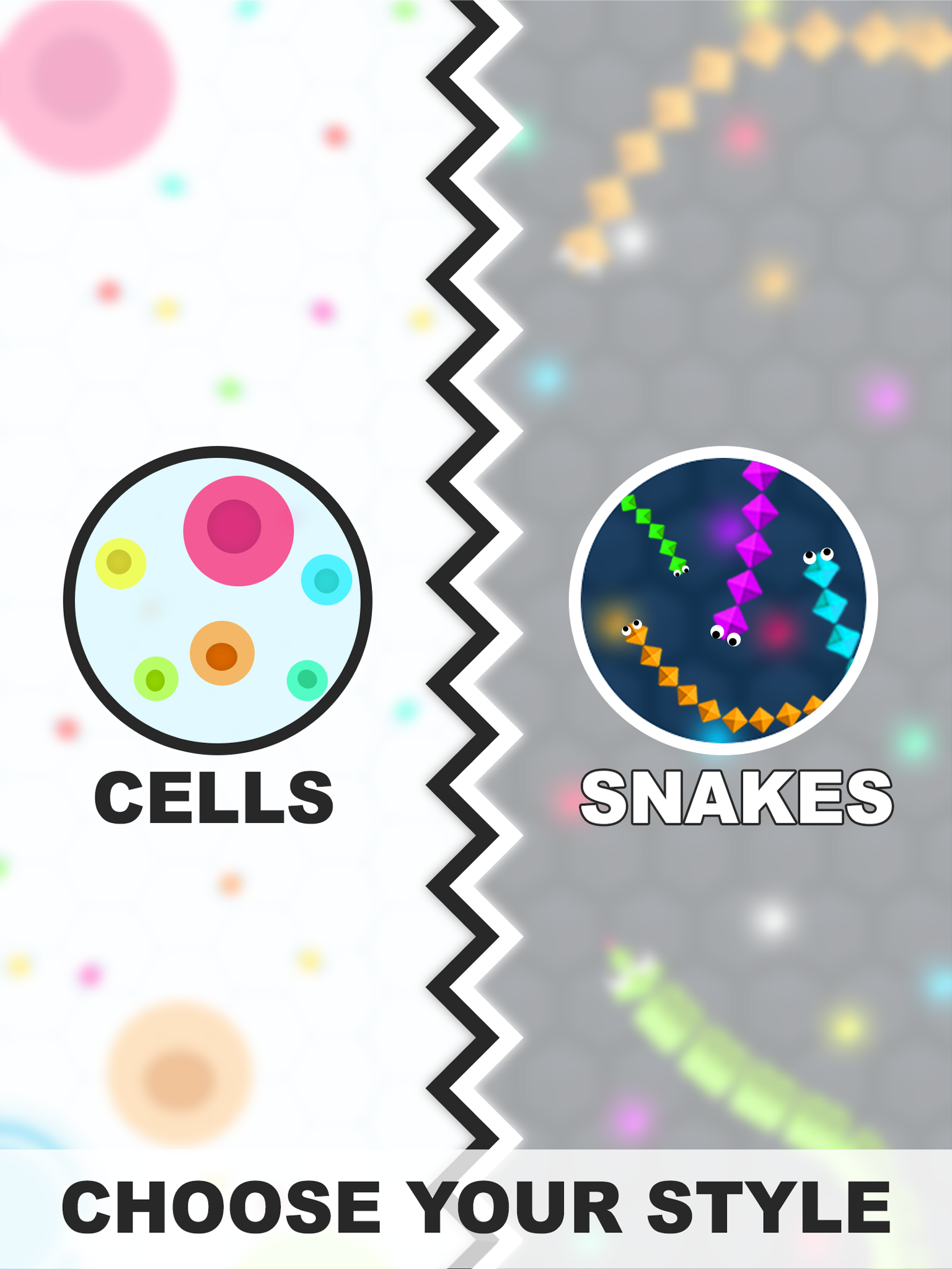 Скриншот игры Agar vs Slither