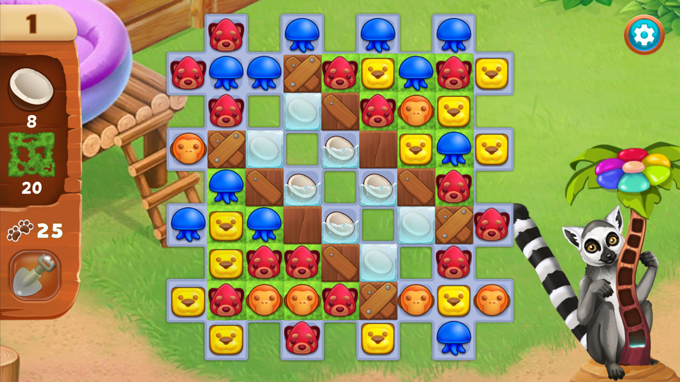 Zoo Island: Exotic Garden Game Screenshot