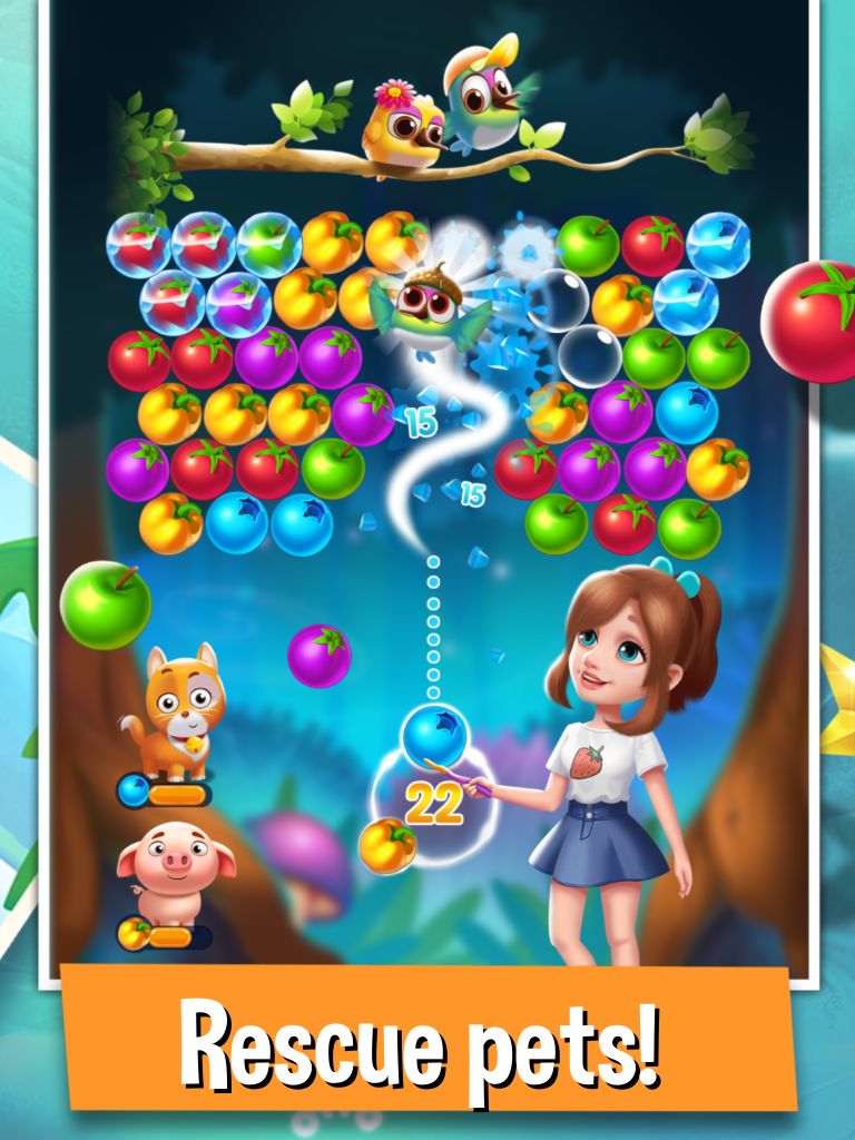 Screenshot of Bubble Fruit: Bubble Shooter