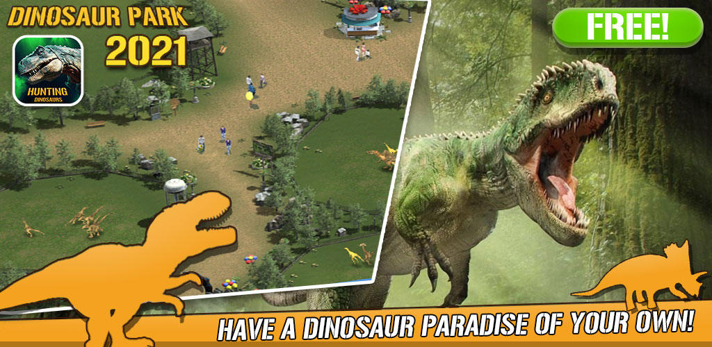 Banner of Dinosaur Park Simulator alvo Explorando Ilhas 1.0.10