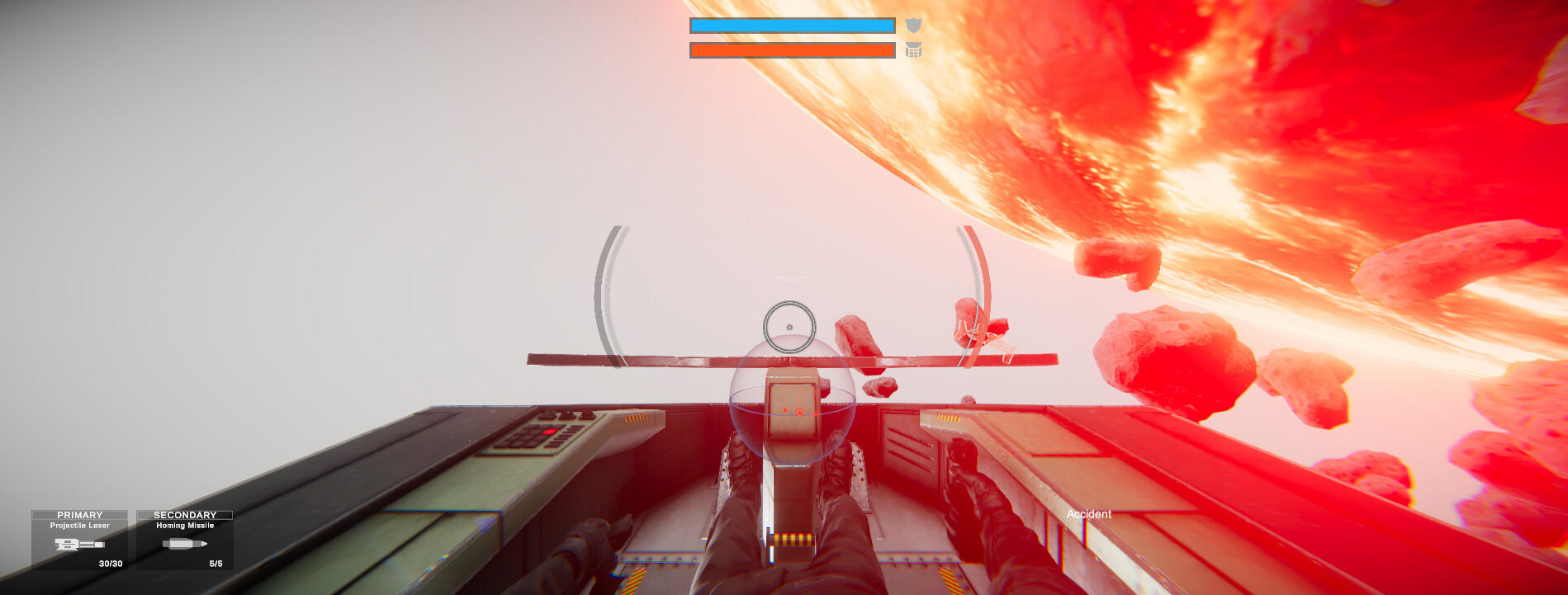 Screenshot of Space Combat Simulator