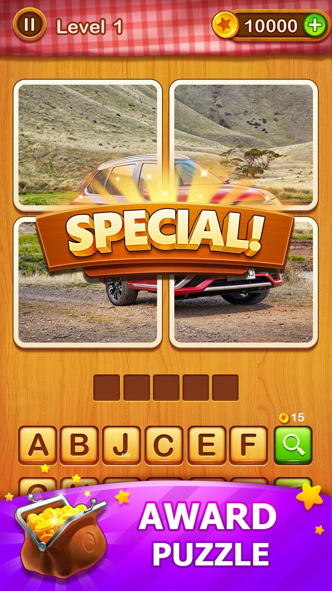 4 Pics Guess 1 Word - Word Games Puzzle screenshot game