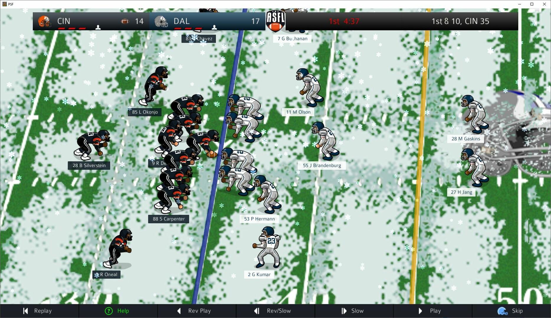 Pro Strategy Football 2025 Game Screenshot