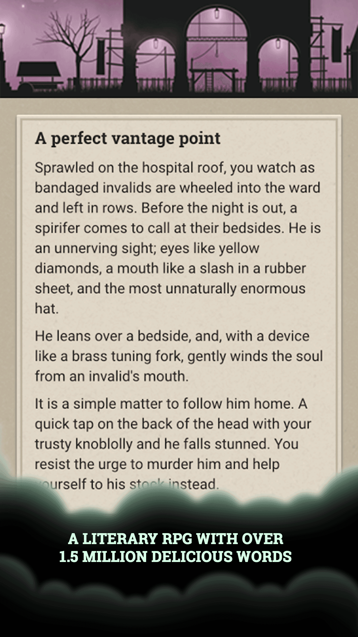 Fallen London Game Screenshot