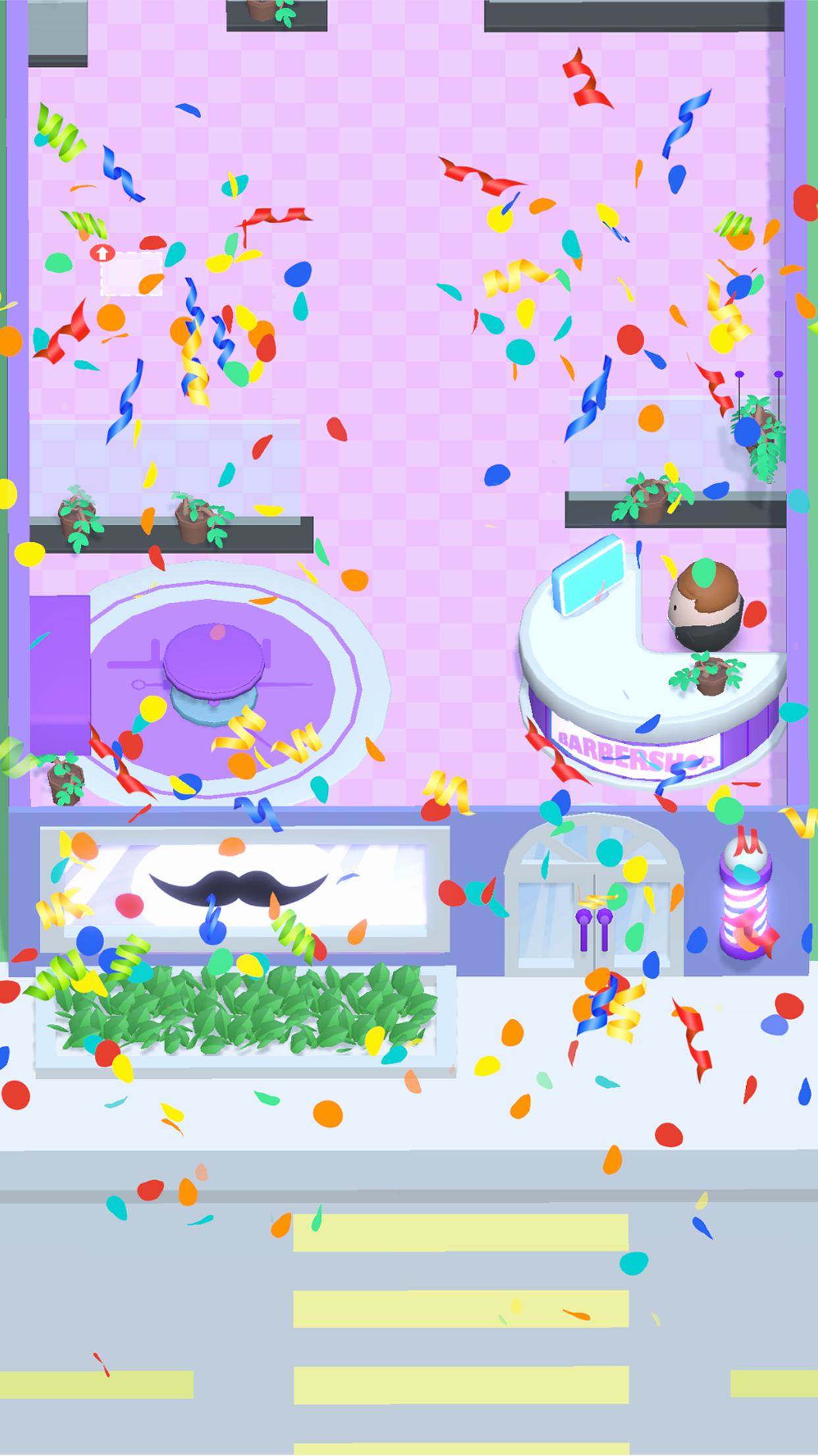 Idle Barber Shop Game Screenshot