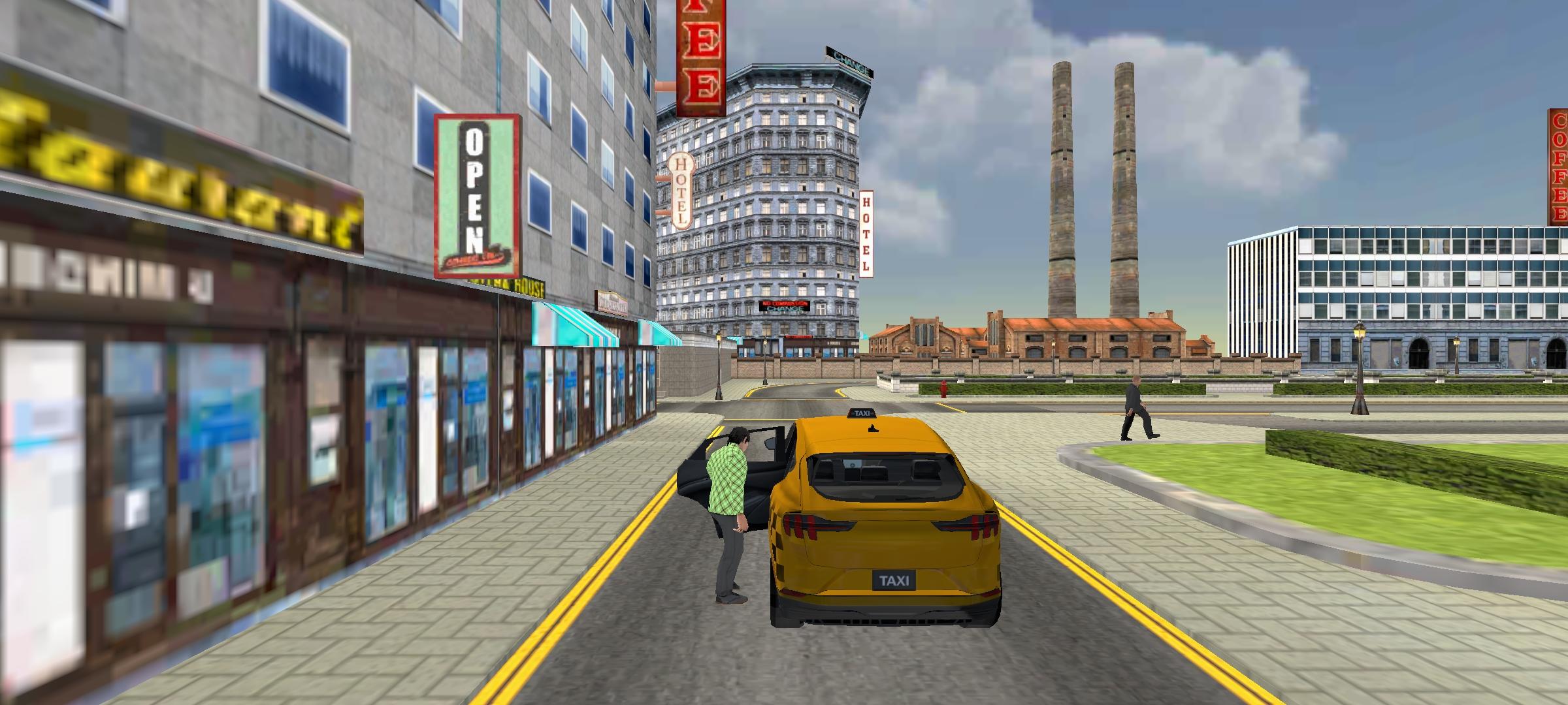Real Taxi Simulator Taxi Games Game Screenshot