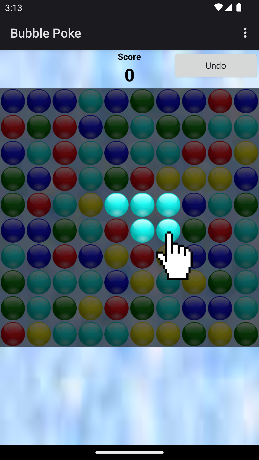 Bubble Poke Game Screenshot
