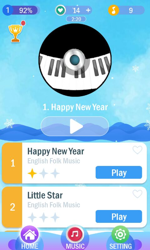 Piano Tiles 2 - Edition 2017 Game Screenshot