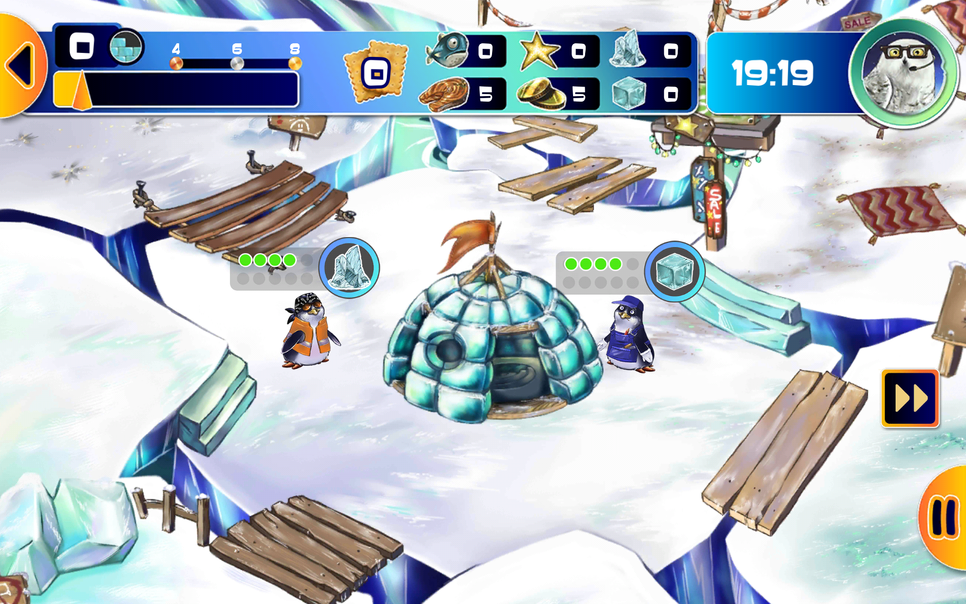 Screenshot 1 of Farm Frenzy: Kerajaan Penguin 1.1.2