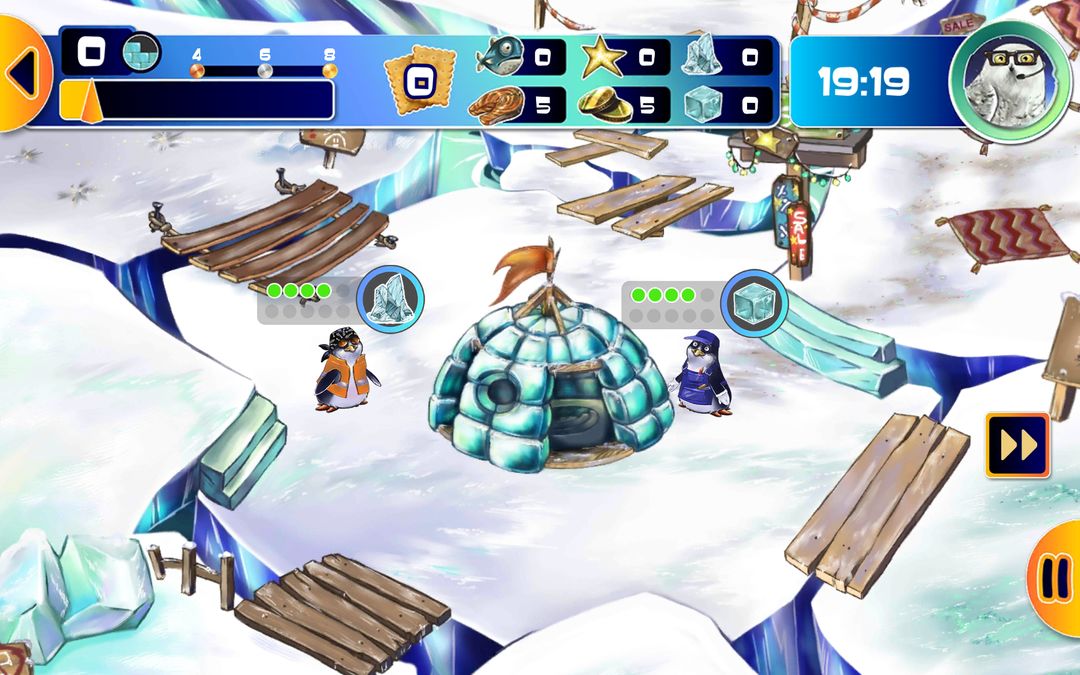 Screenshot of Farm Frenzy: Penguin Kingdom