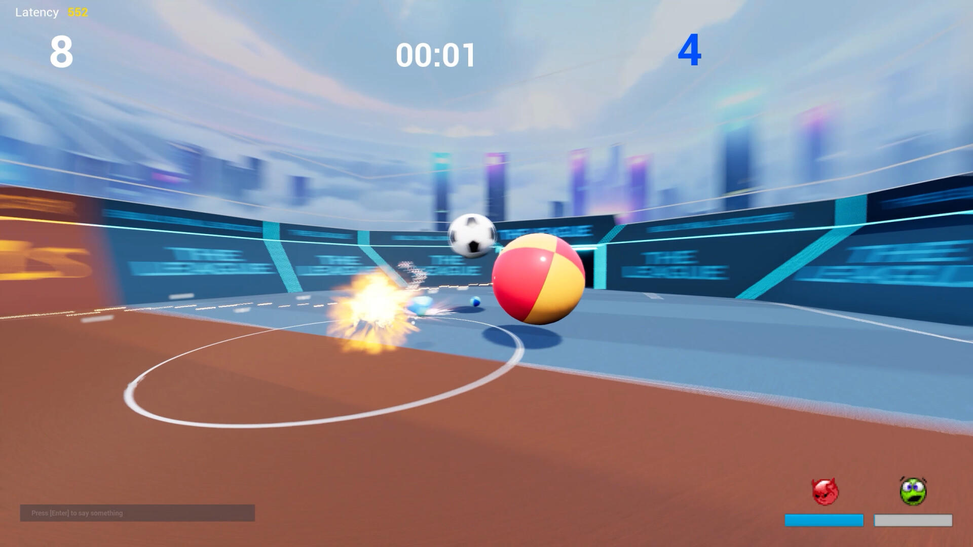 Bully Ball Soccer screenshot game