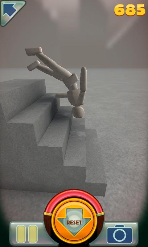 Stair Dismount Game Screenshot