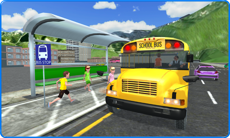 Captura de Tela do Jogo City Bus Simulator - Impossible Bus & Coach Drive