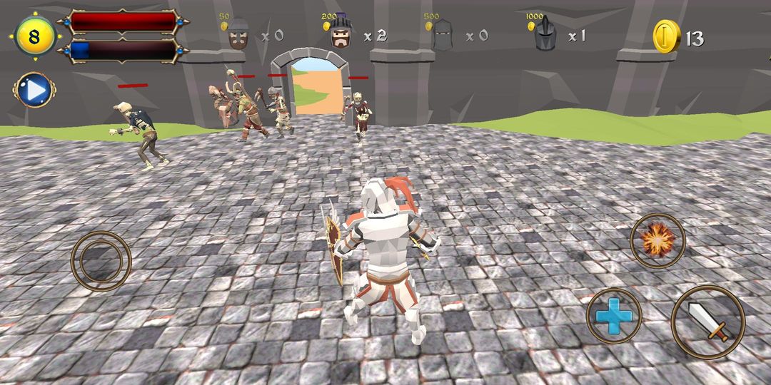 Castle Defense Knight Fight ภาพหน้าจอเกม