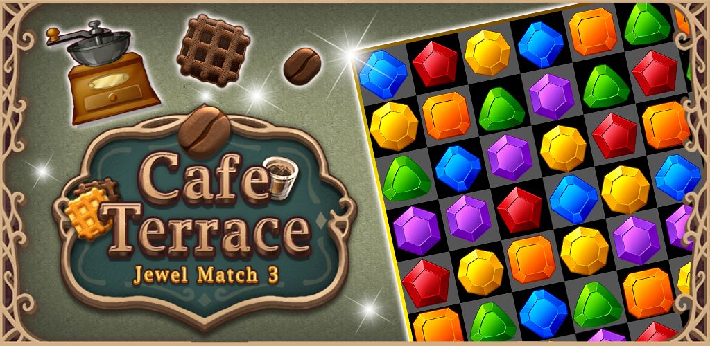 Screenshot of Cafe Terrace: Jewel Match 3