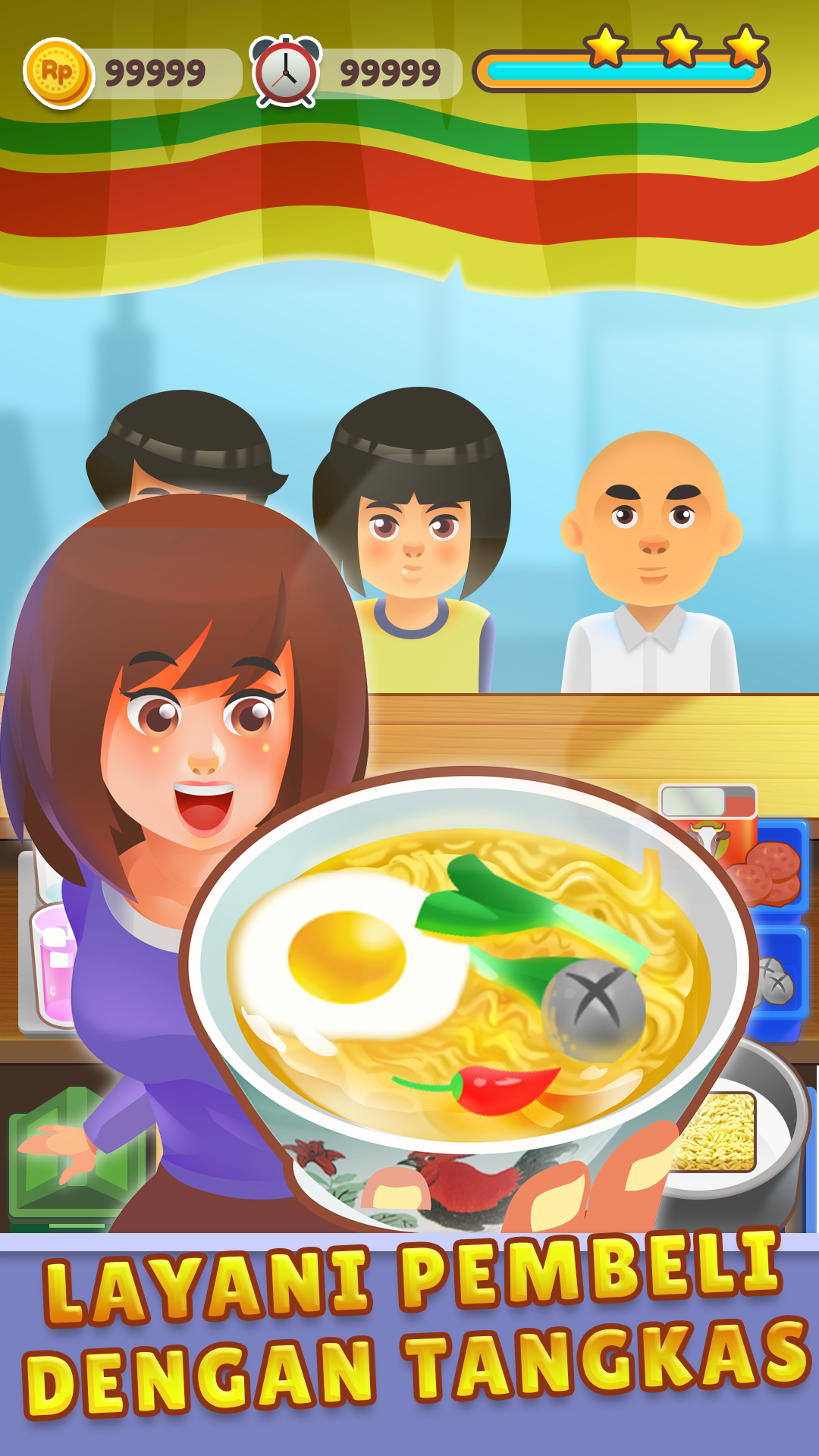 Indo Mie Cafe Express Game Screenshot