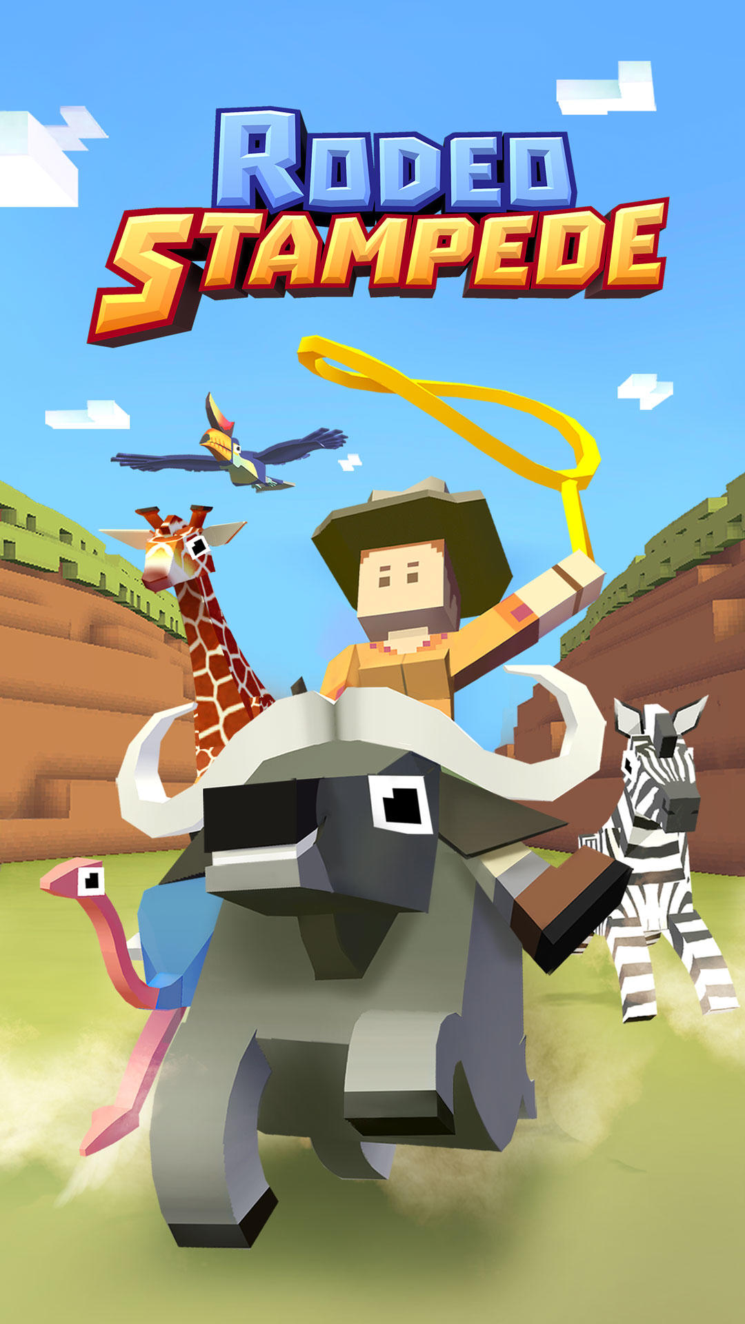Rodeo Stampede: Sky Zoo Safari Game Screenshot