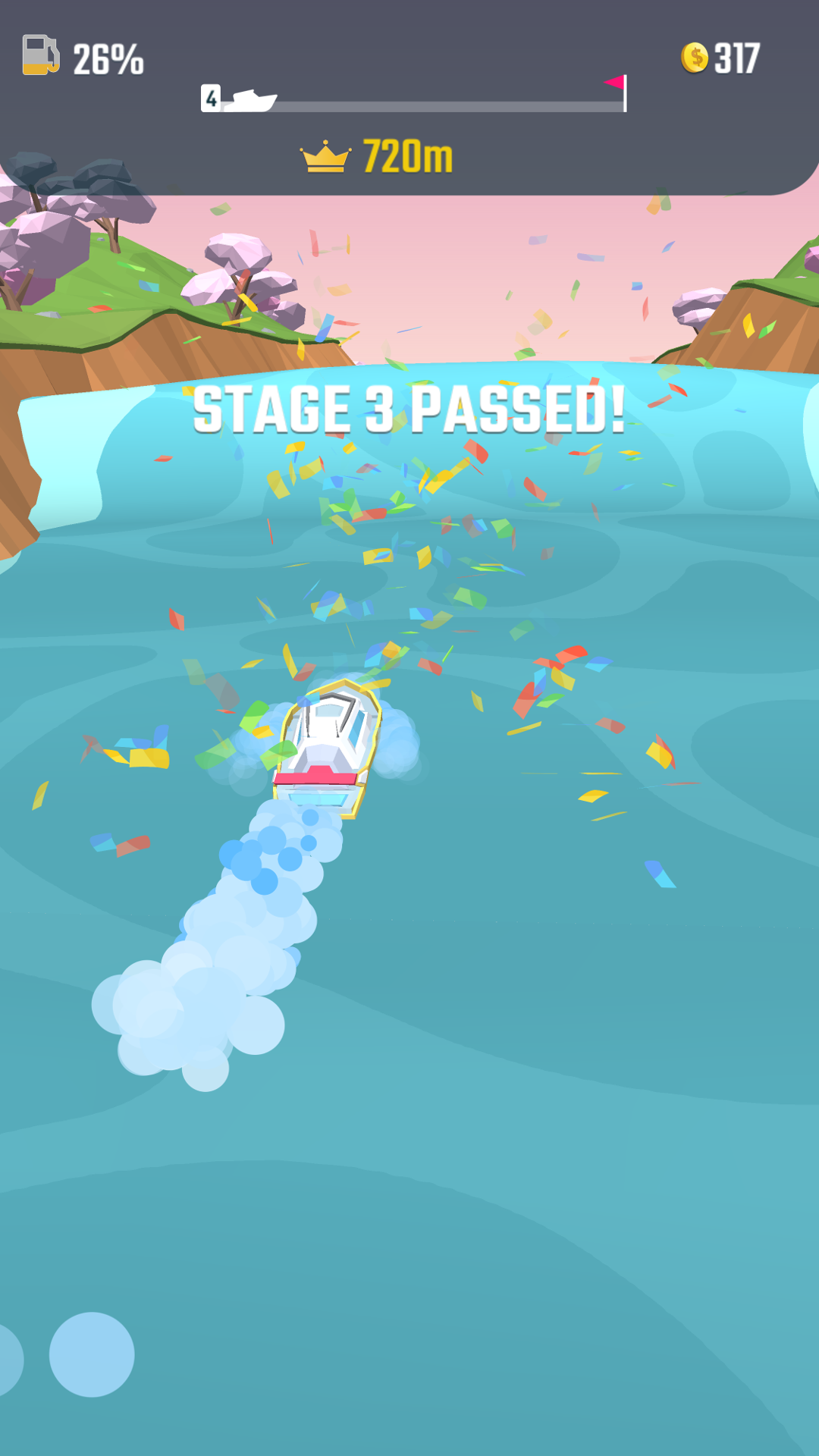 Скриншот игры Flippy Boat