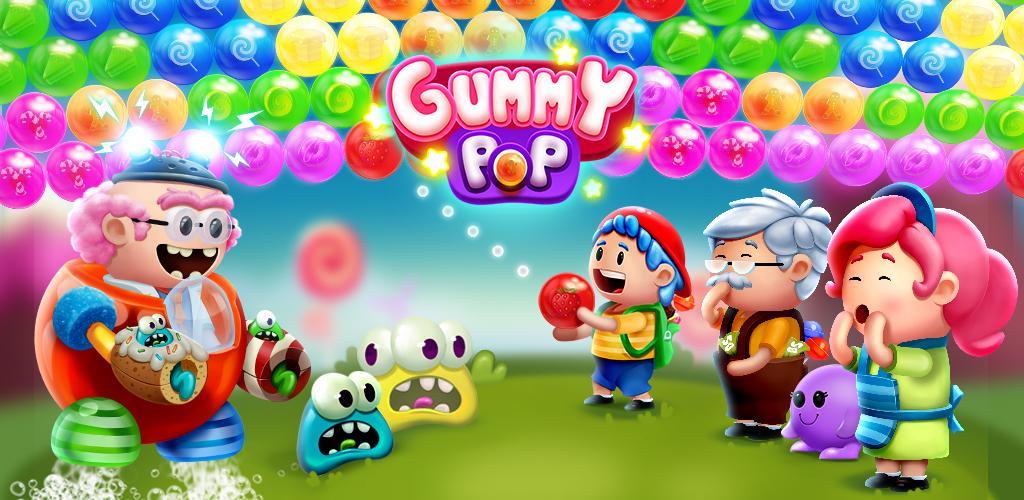 Gummy Pop Bubble Shooter Game Мобильная Версия Андроид IOS Апк.