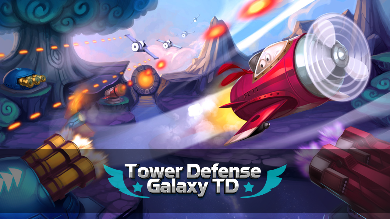 Tower Defense: Galaxy TD Game Screenshot