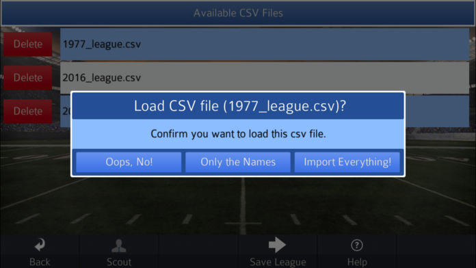 Pro Strategy Football 2018 Game Screenshot