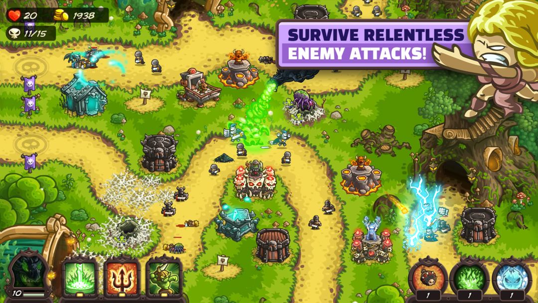 Screenshot of Kingdom Rush Vengeance TD Game