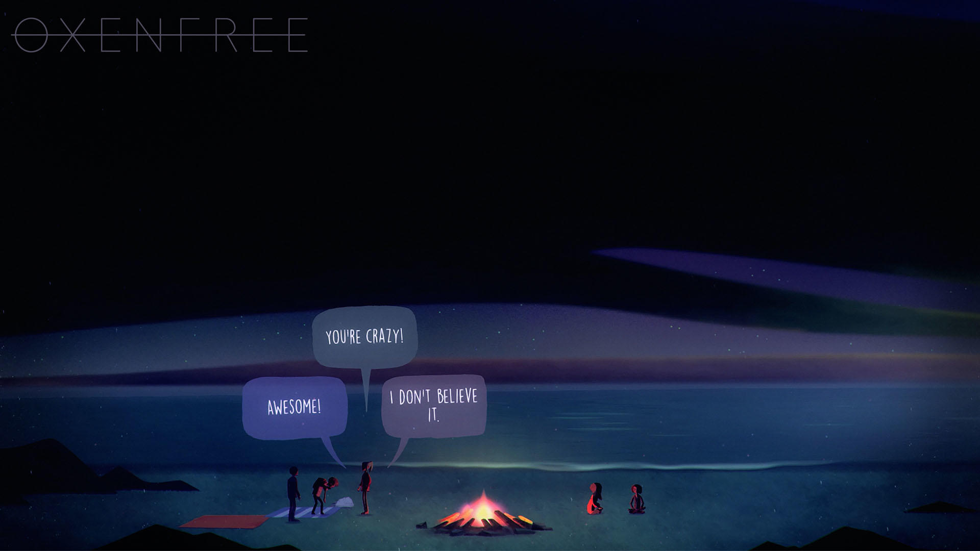 Oxenfree screenshot game