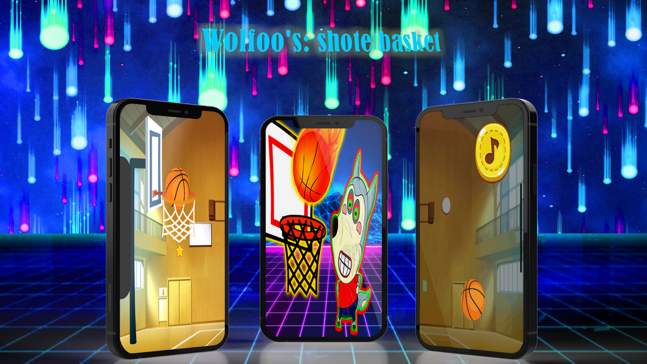 Wolfoos: to shores basketballs Game Screenshot