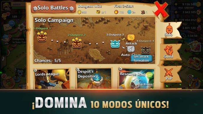 Captura de Pantalla del Juego Clash of Lords 2: Español
