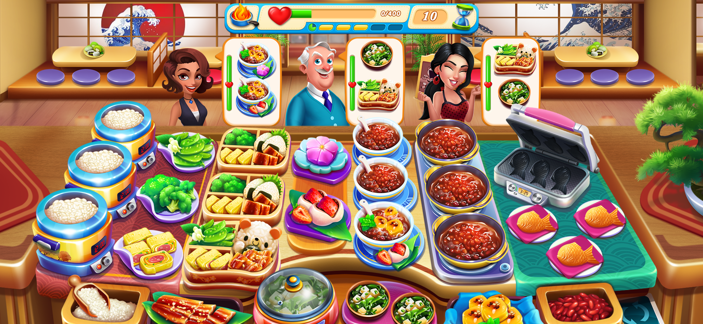 Screenshot of Cooking Kawaii - cooking games