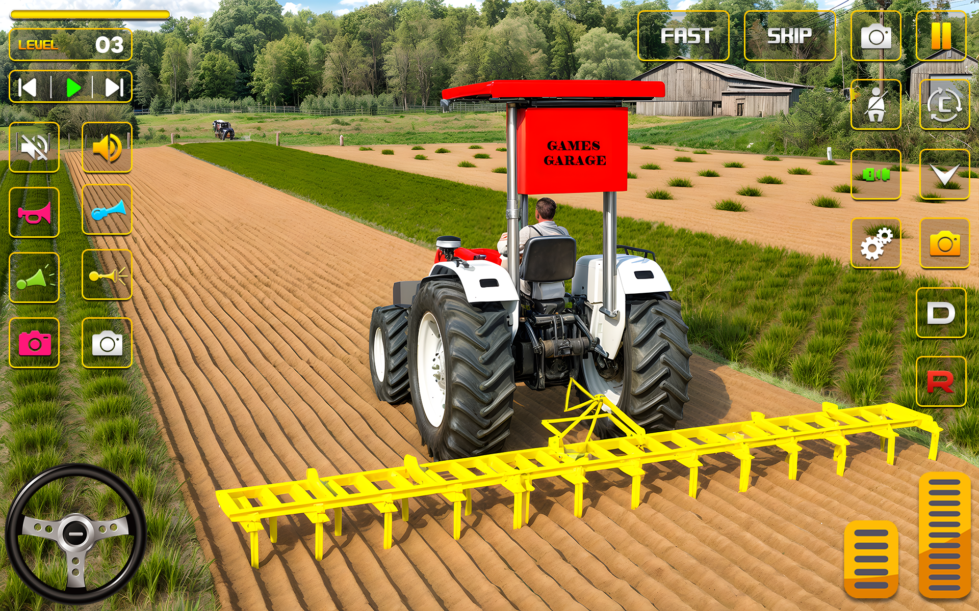 Farming Tractor Game Simulator Game Screenshot