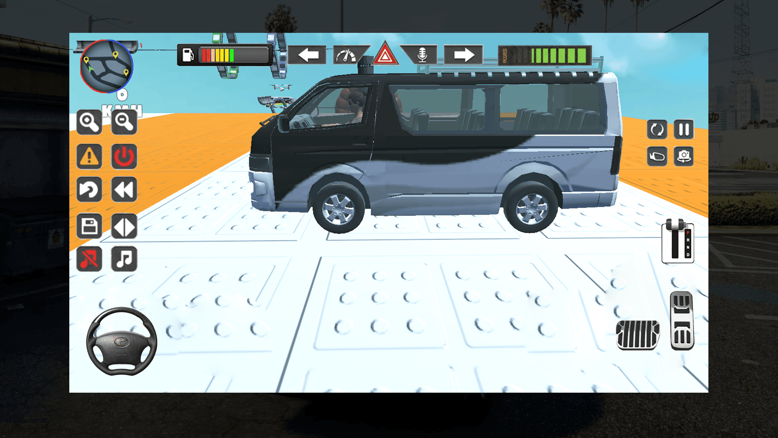 Van Toyota Hiace Simulator遊戲截圖