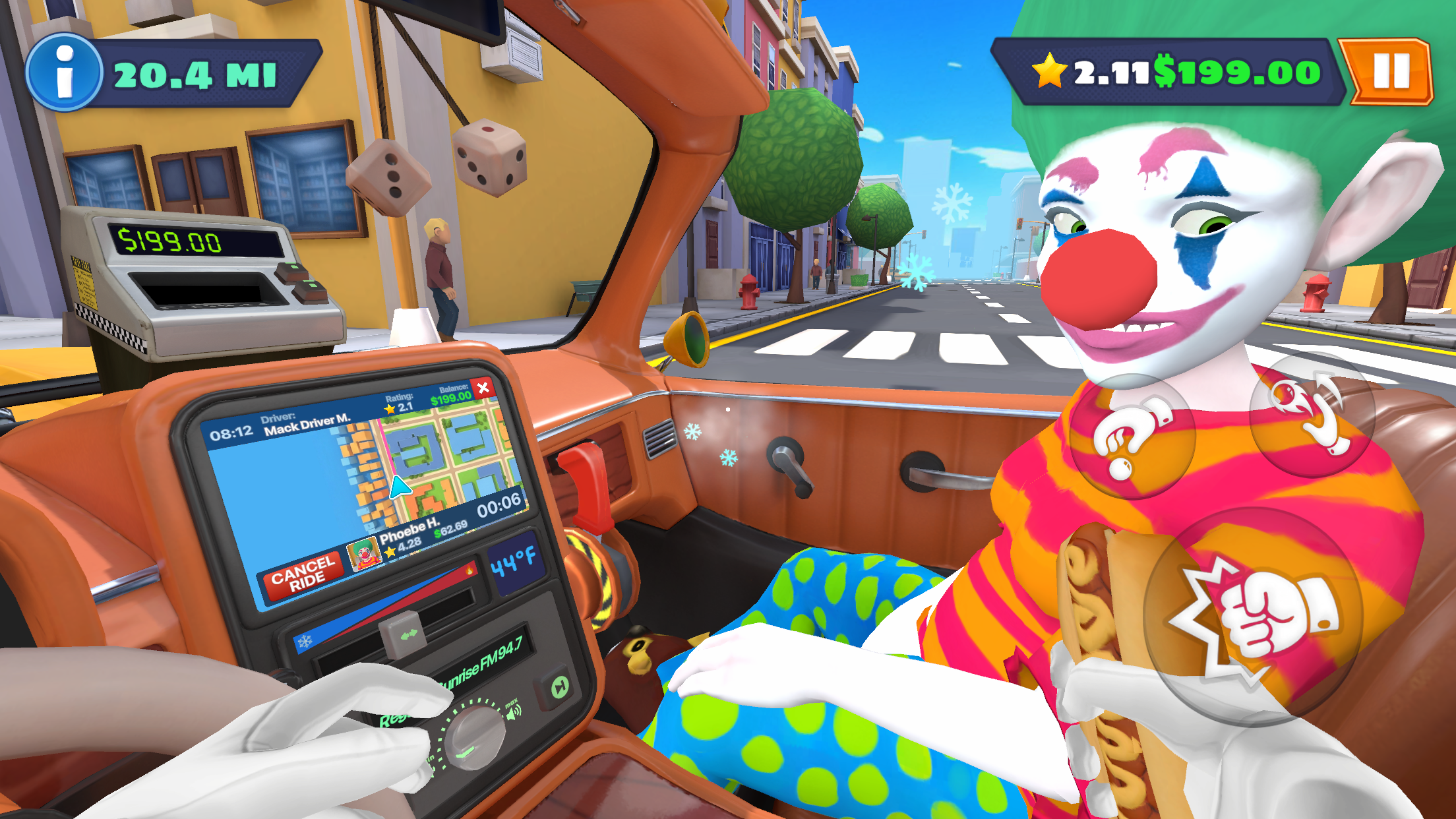 I Am Taxi Driver Game Screenshot