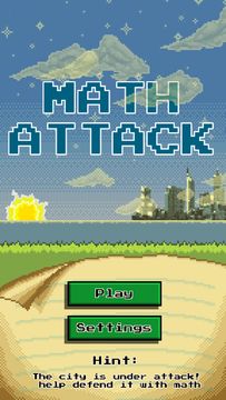 Math Attack Game Screenshot