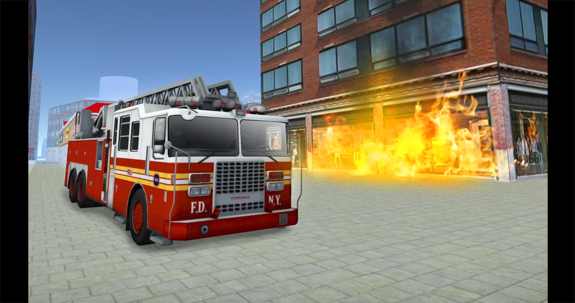 Fire Truck Simulator 2016 ゲームのスクリーンショット
