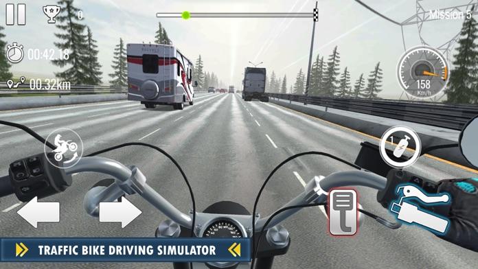 Traffic Bike City Driving Game Screenshot