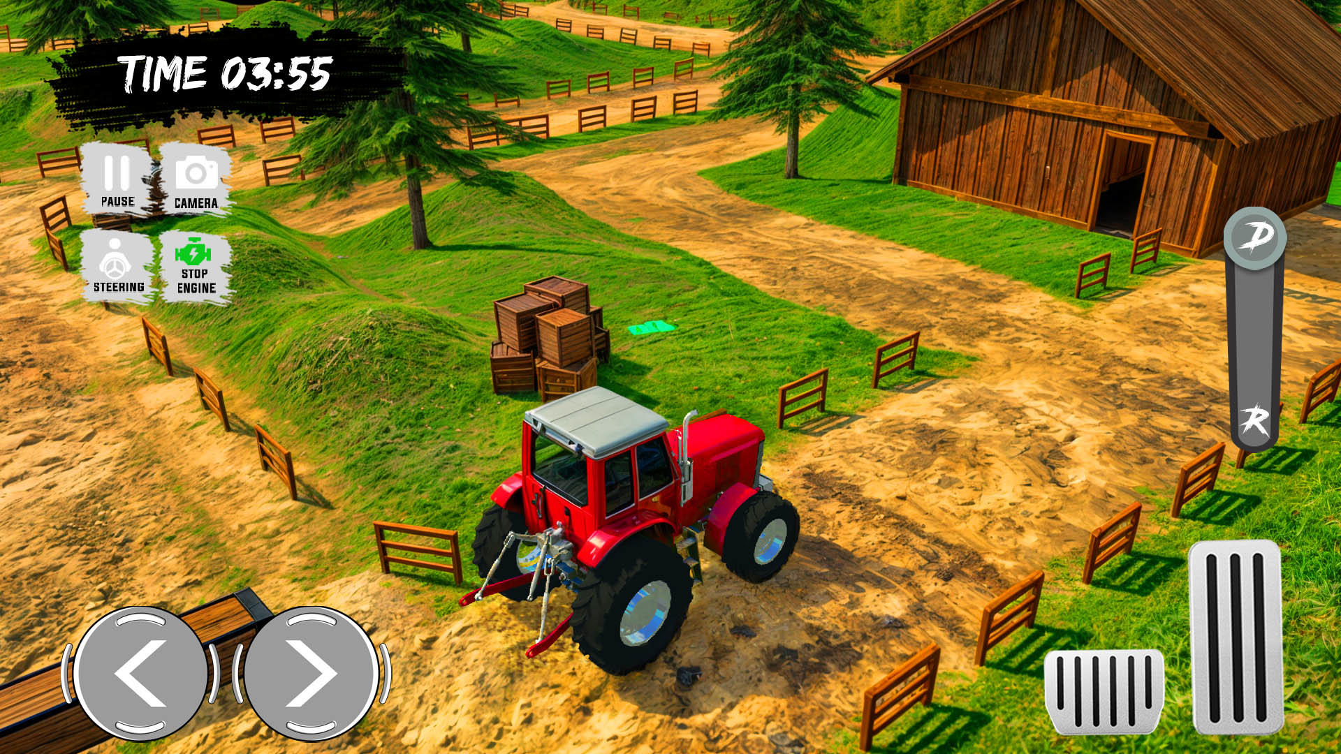 Indian Farming Tractor Game Game Screenshot